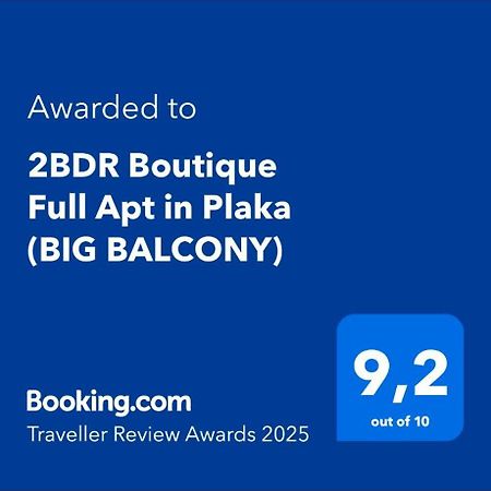 2Bdr Boutique Full Apt In Plaka Atenas Exterior foto